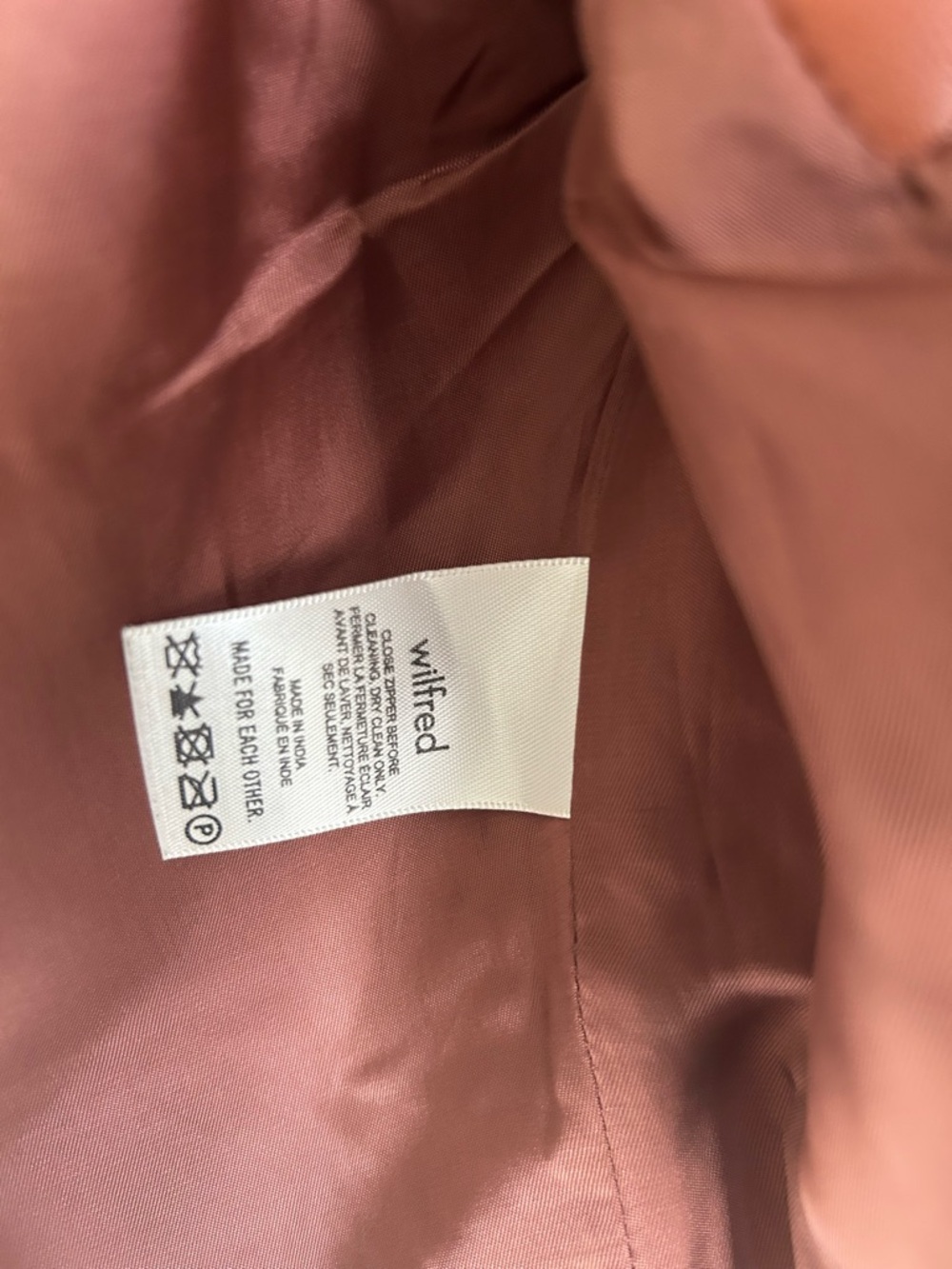 Wilfred Rust Faux Leather Moto Jacket - Picture 4 of 6